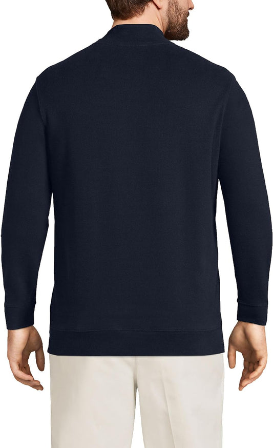 Men'S Bedford Rib Quarter Zip Sweater